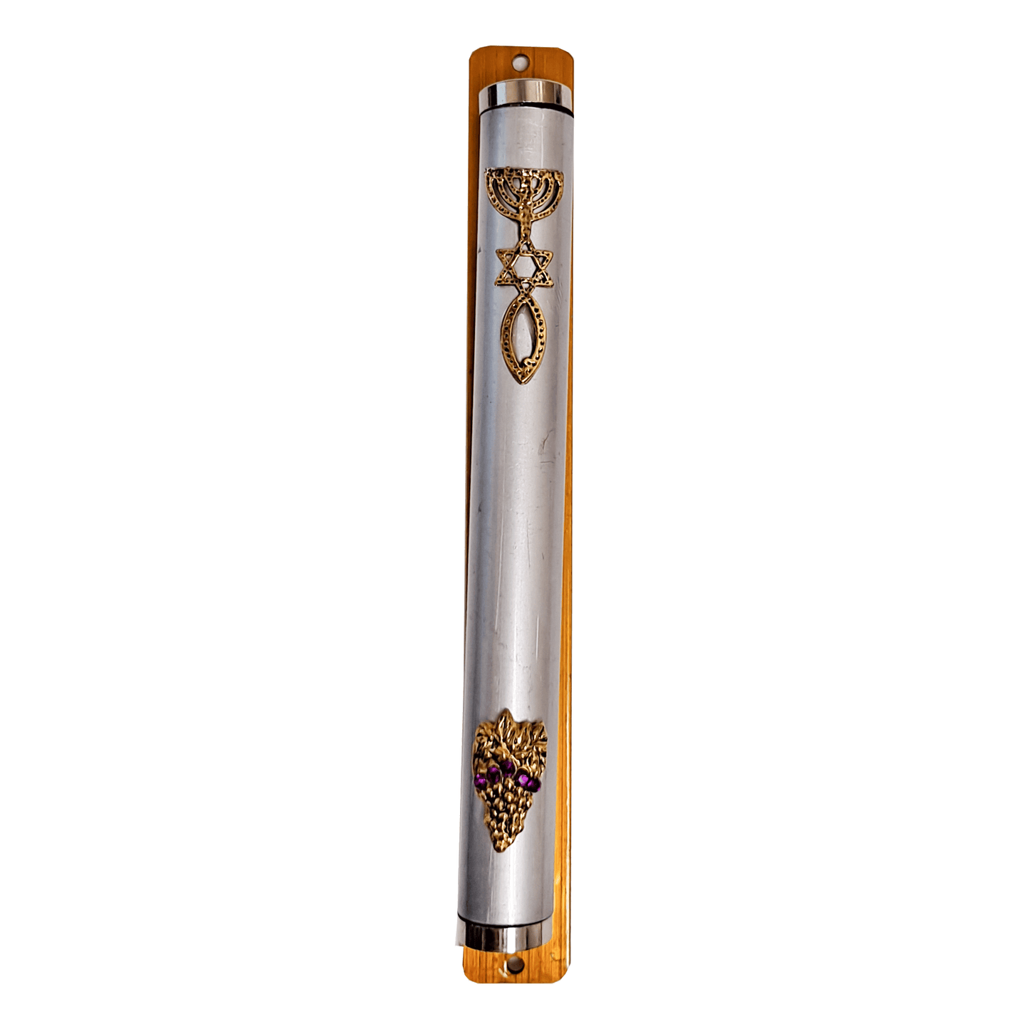 Grafted-In Silver Mezuzah - Imperfect