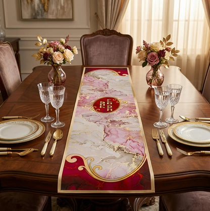 Thermal Insulation Table Runner – Marble Design