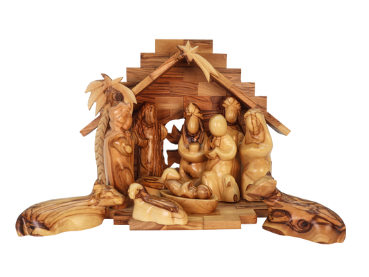 Olive Wood Nativity Set