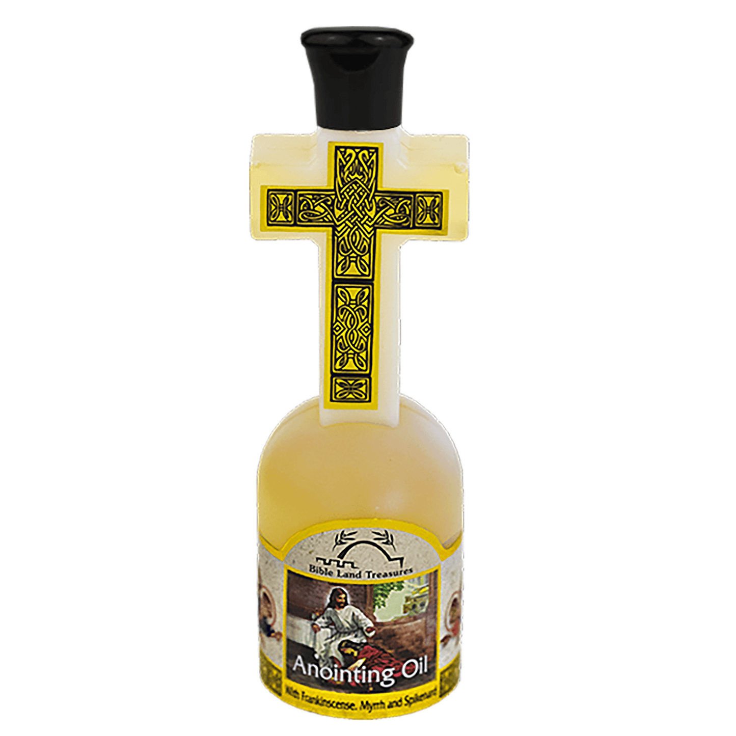 Anointing Oil in Cross Bottle