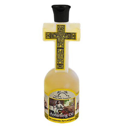 Anointing Oil in Cross Bottle
