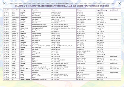 Out of Zion Calendar (Sept 2025 - Dec 2026)