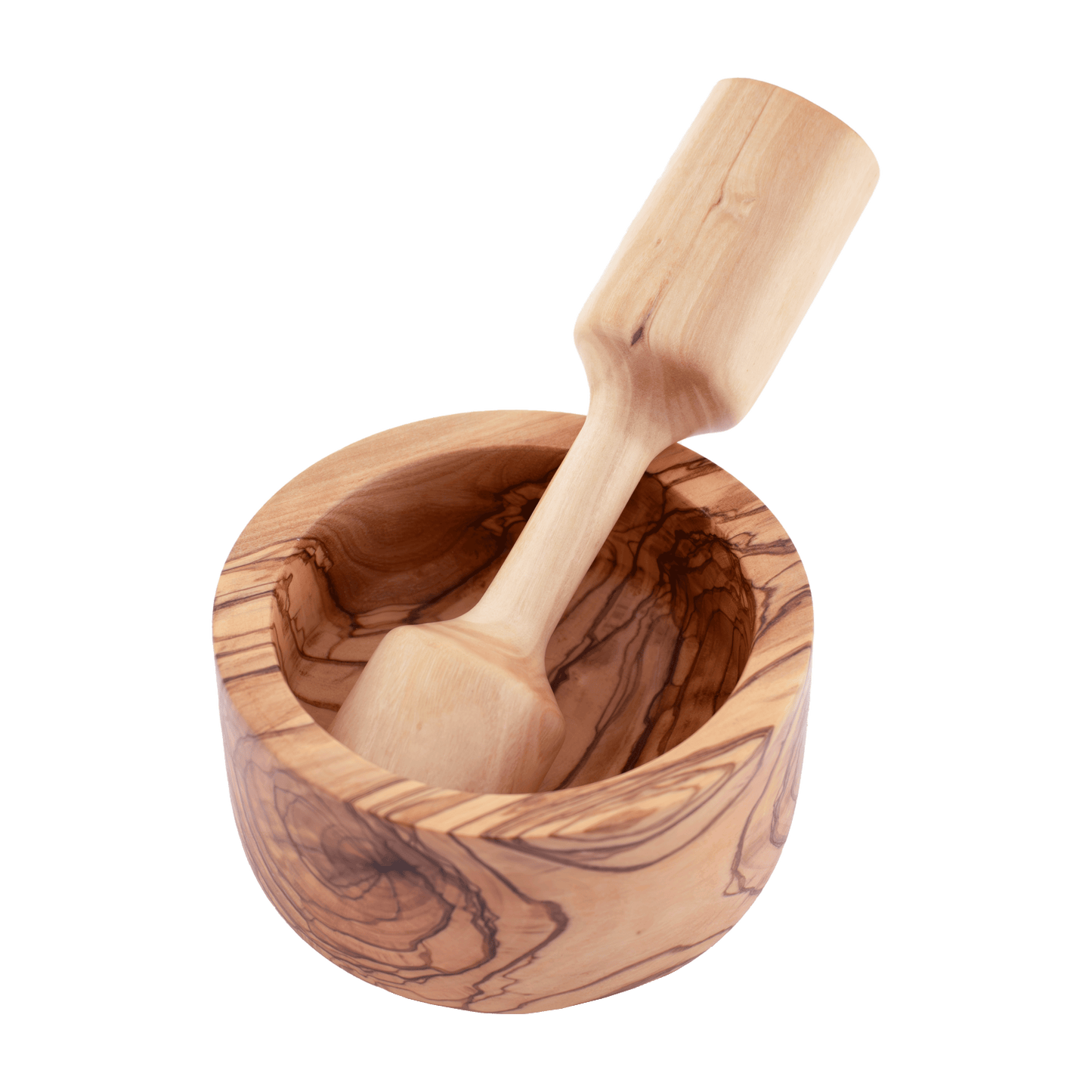 Olive Wood Mortar and Pestle