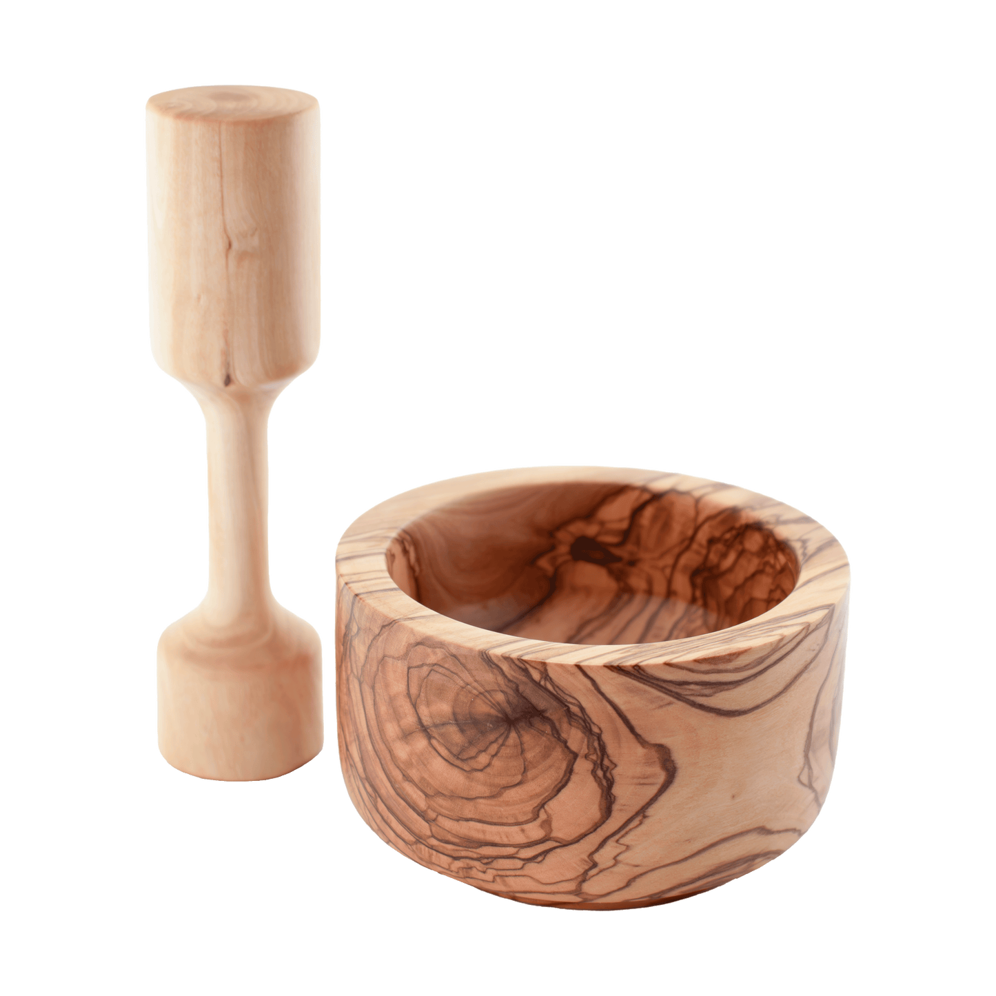 Olive Wood Mortar and Pestle