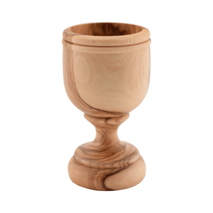 Petite olive wood communion cup