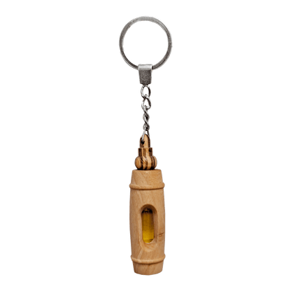 Olive Wood Holyland Oil Keychain