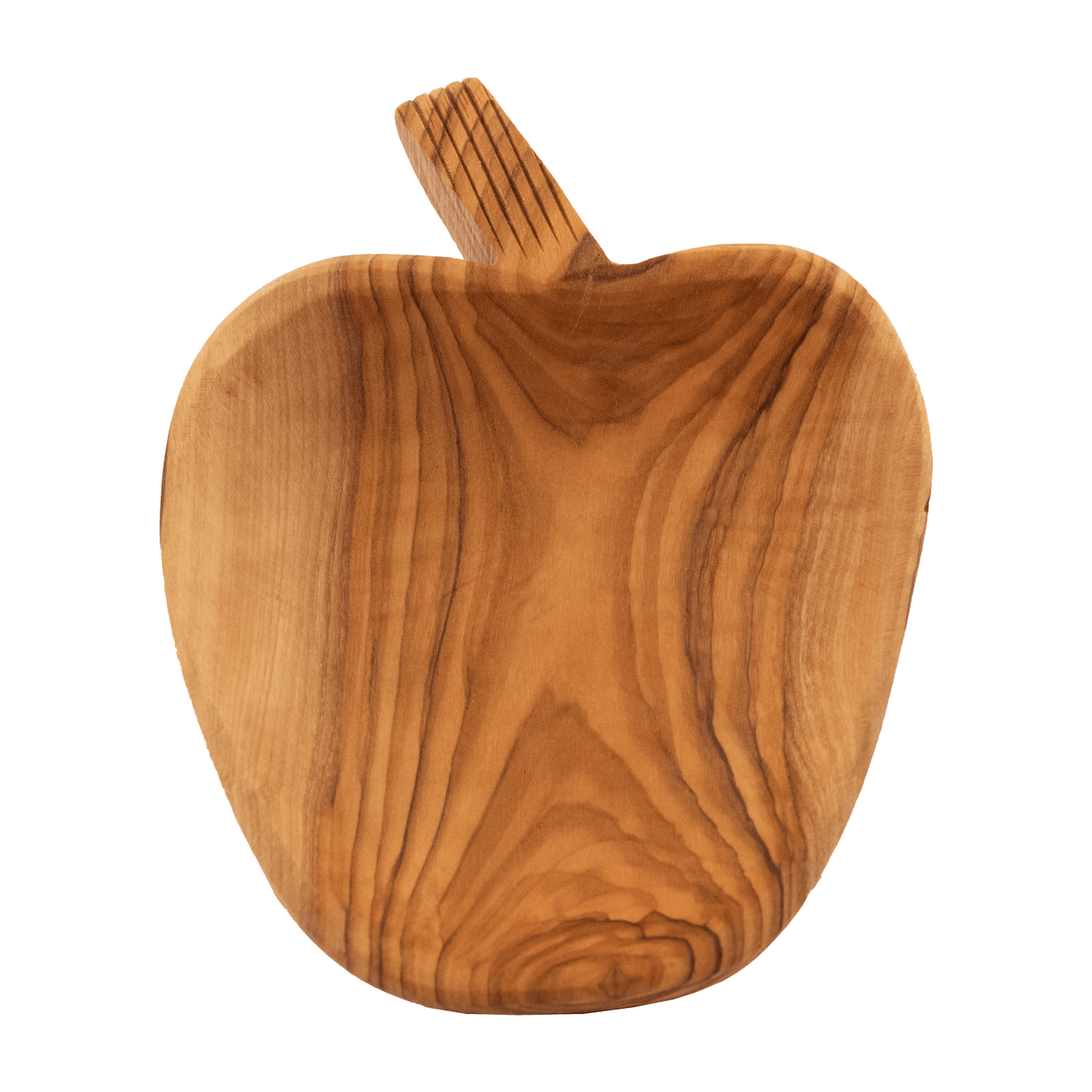 Olive Wood Apple Dish