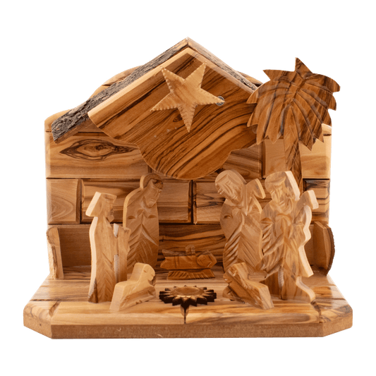 Olive Wood Musical Nativity