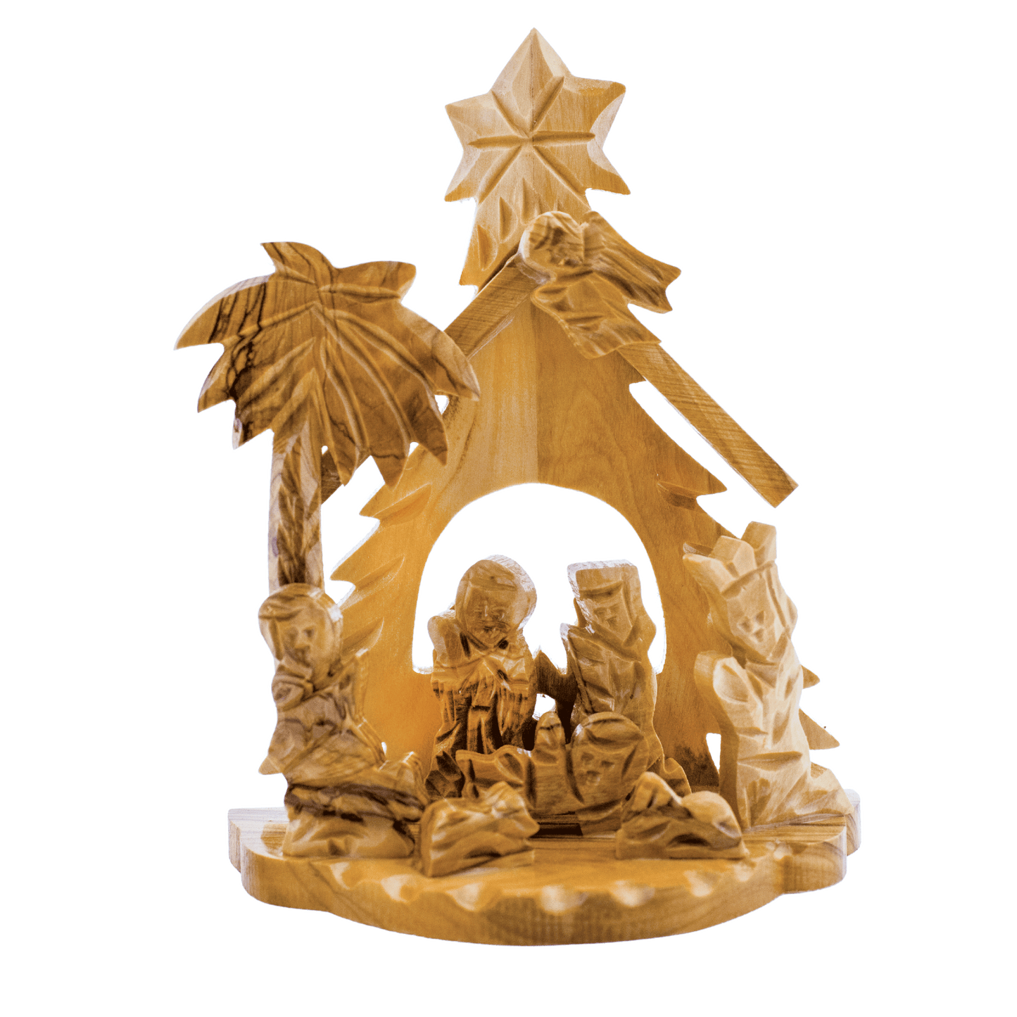 Olive Wood Nativity Scene