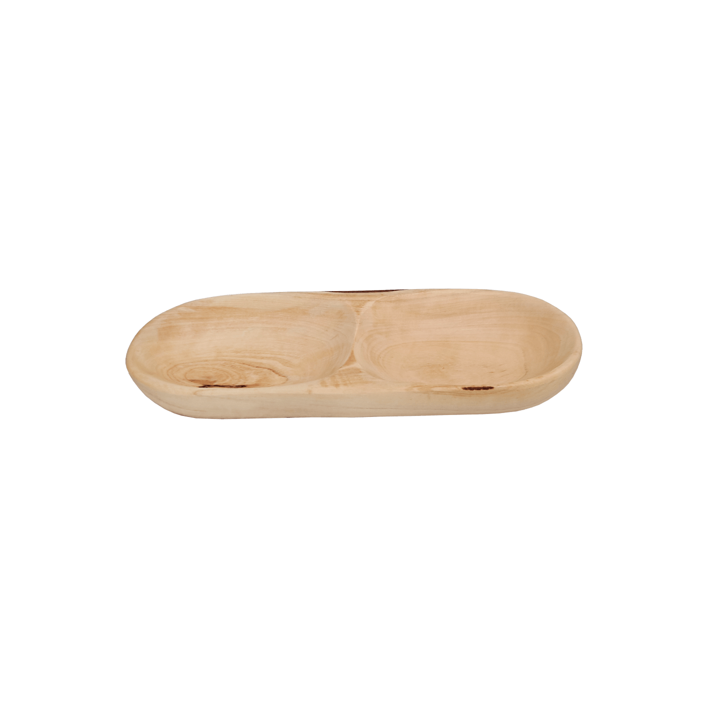 Olive Wood Two Section Tray (Various Sizes)