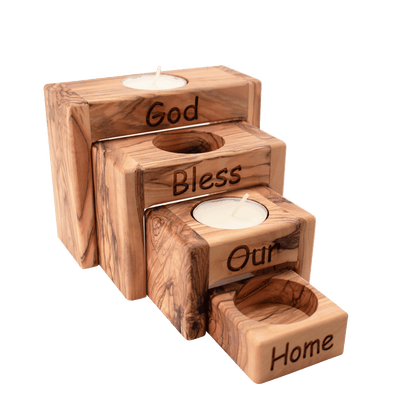 God Bless Our Home Candle Set