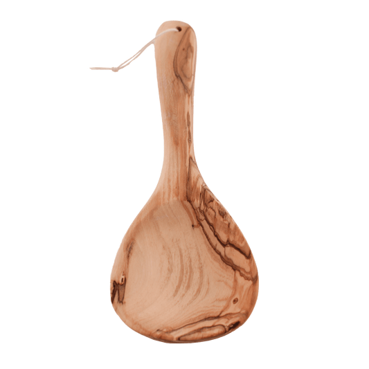 Handcrafted olive wood rice spoon 