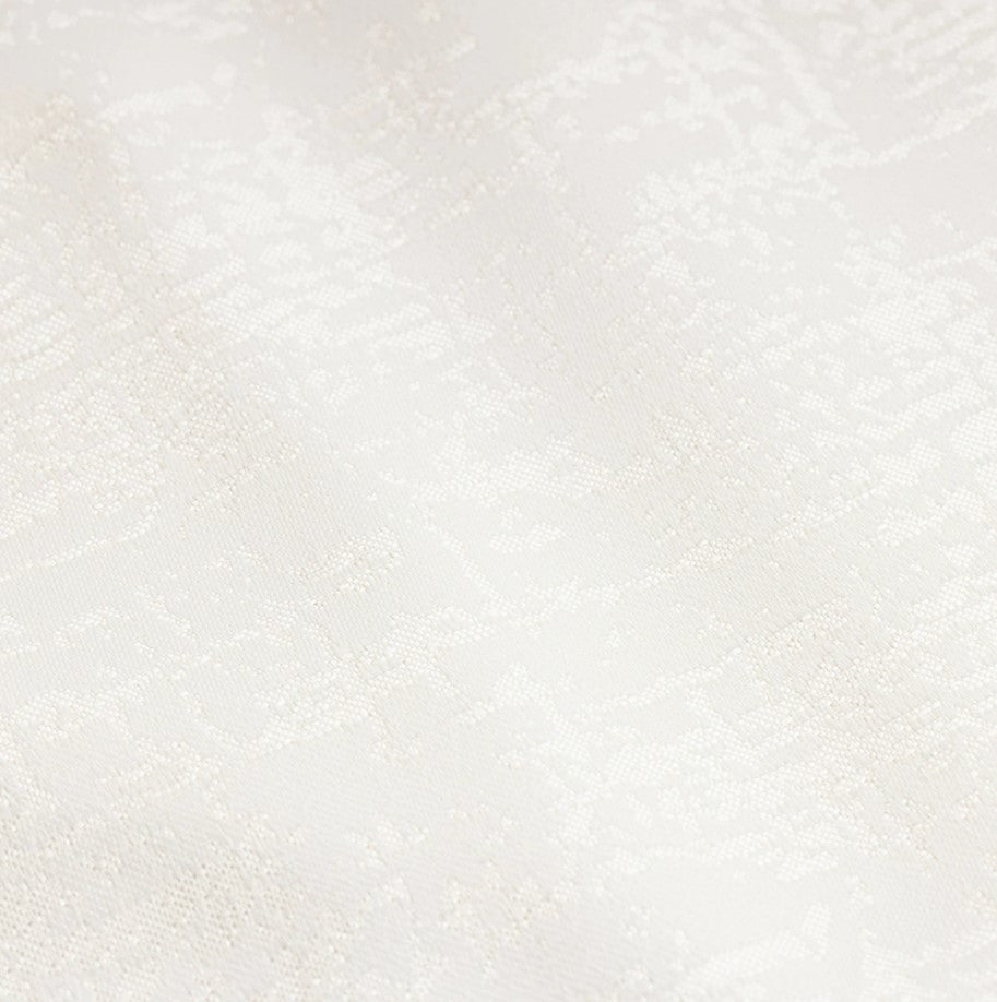 Off white tablecloth fabric with subtle woven pattern