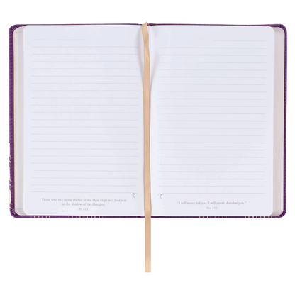 Bless You and Keep You Purple Faux Leather Journal