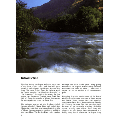 River Jordan an Illustrated Guide by Carta