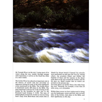 River Jordan an Illustrated Guide by Carta