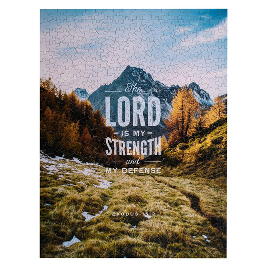 Strength & Defense Mountain Top 500-piece Jigsaw Puzzle - Exodus 15:2