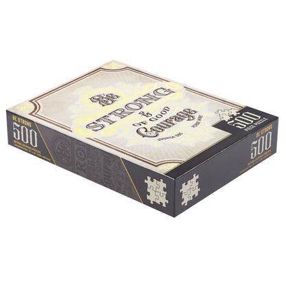 Be Strong and of Good Courage 500-piece Jigsaw Puzzle - Joshua 1:9