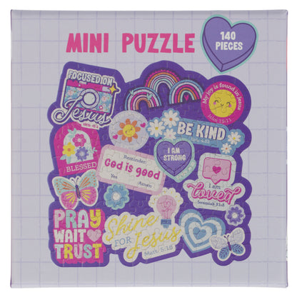 Shine for Jesus Stickers 140-piece Puzzle - Matthew 5:16