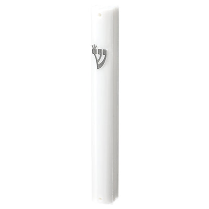 Mezuzah with Silver Shin - Plastic