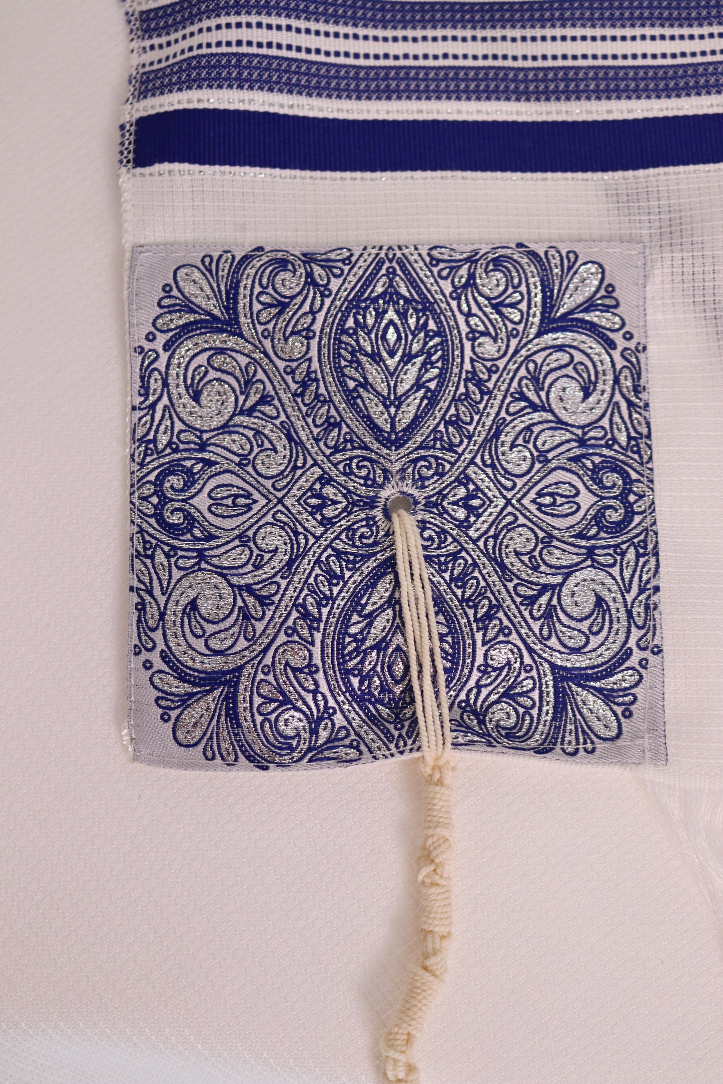 Prayer Shawl (23.5") - Classic Blue & Gold or Silver