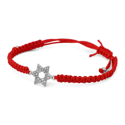 Red String Bracelet with Star of David