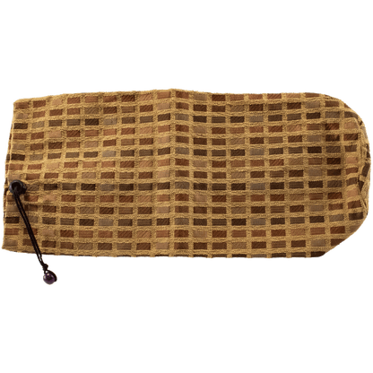 17 Inch Shofar Bag sandy and brown toned tile pattern