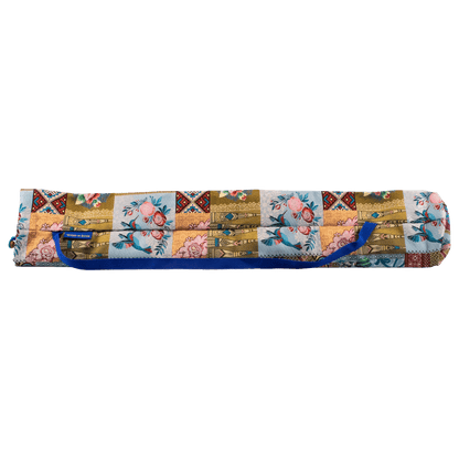 40" Handcrafted Shofar Bag 2023 - Blue Patchwork