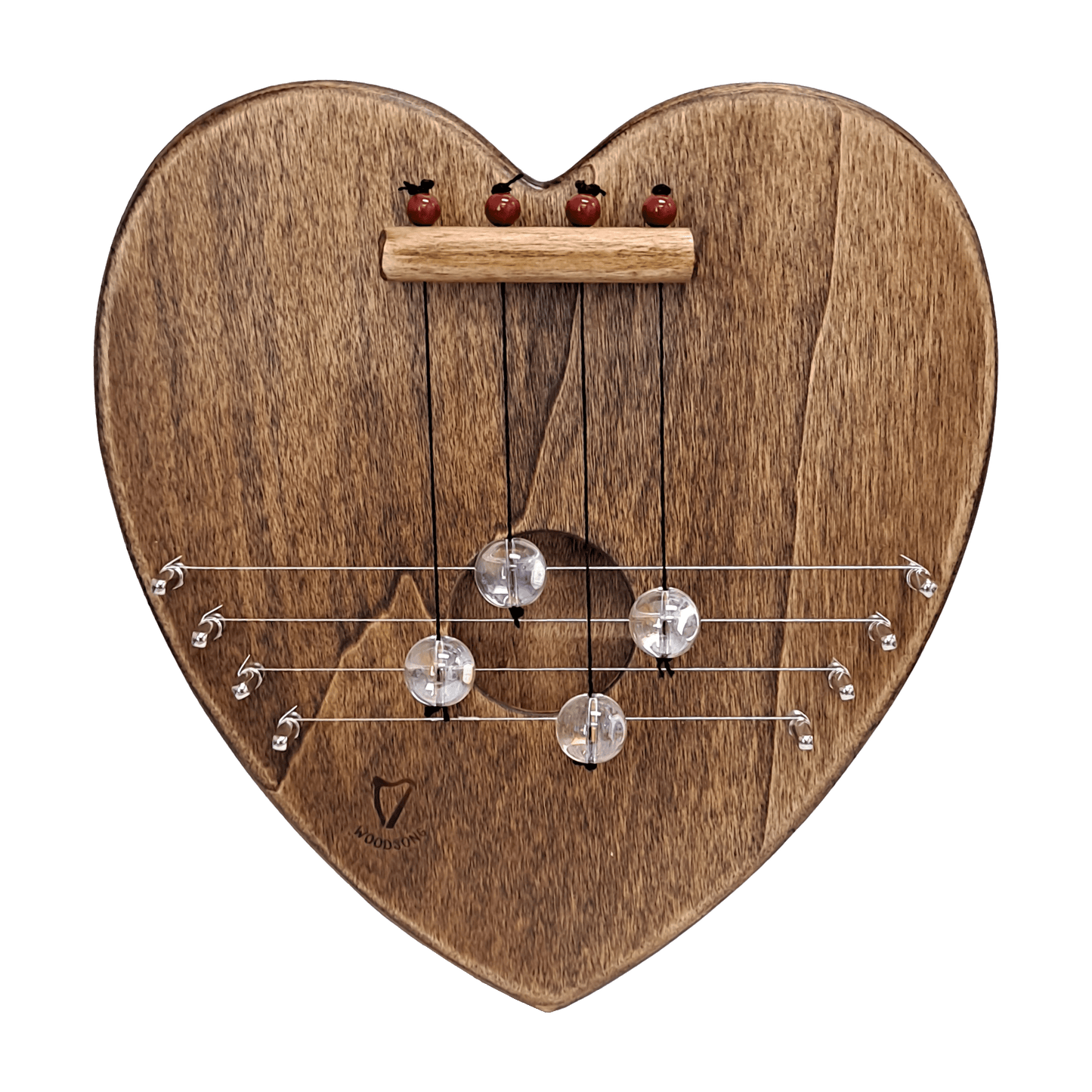 Heart Door Harp (Chestnut)