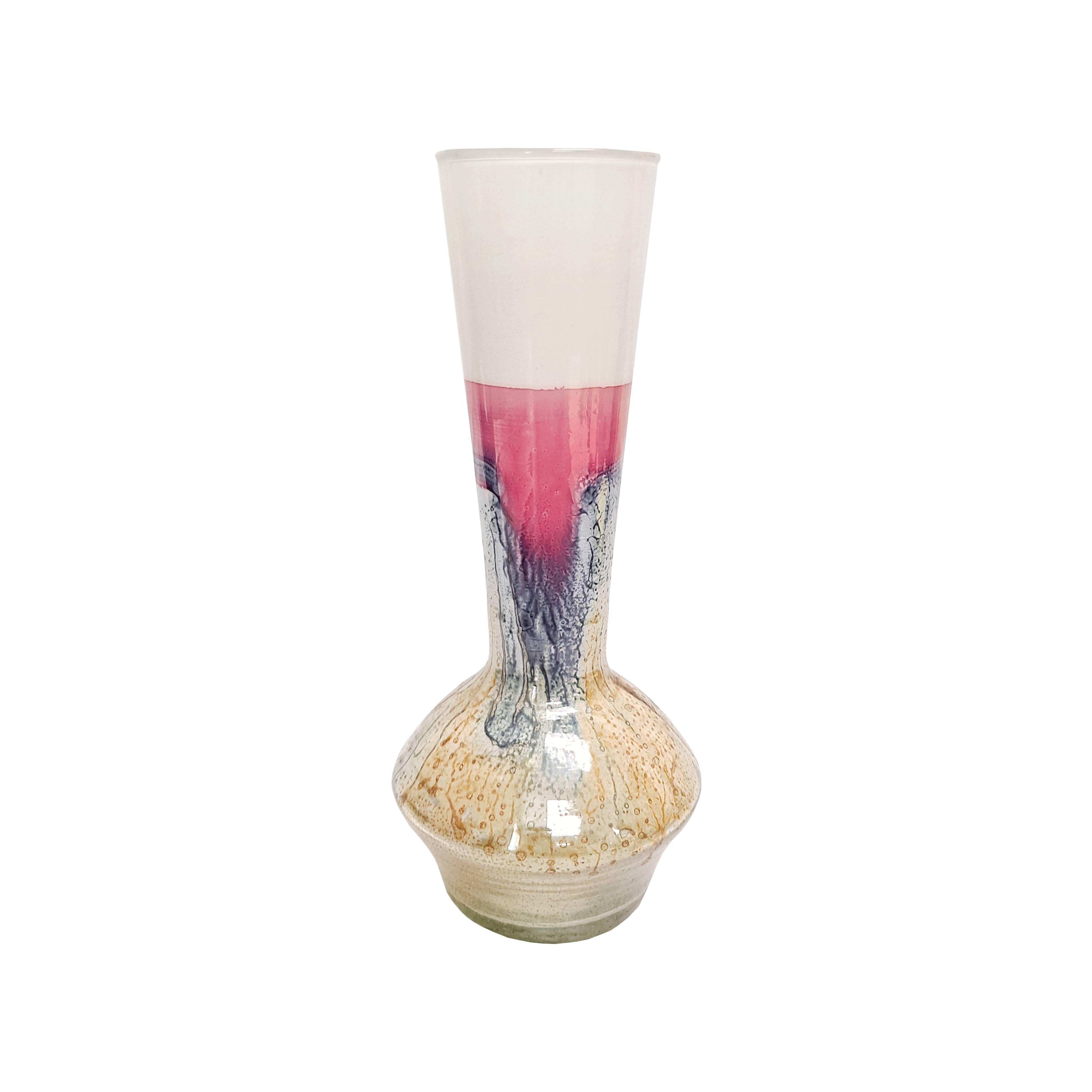 Simron Vase Simron Painted Glass Trumpet Bud Vase – Holyland Marketplace