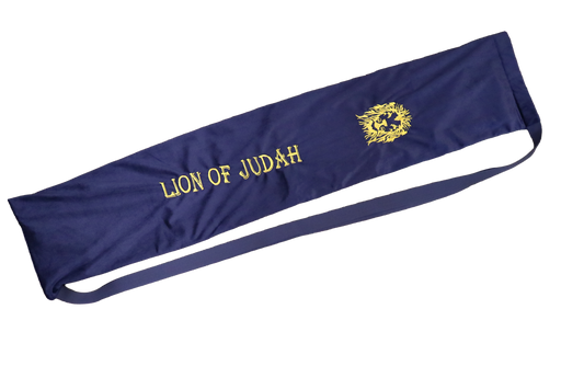 Yemenite Shofar Bag - Lion of Judah Embroidery