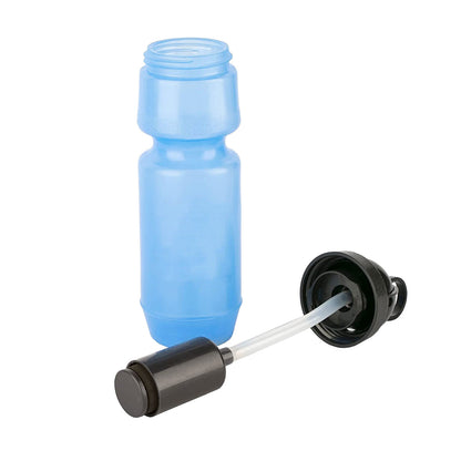 Sport Berkey water filter bottle with cap removed
