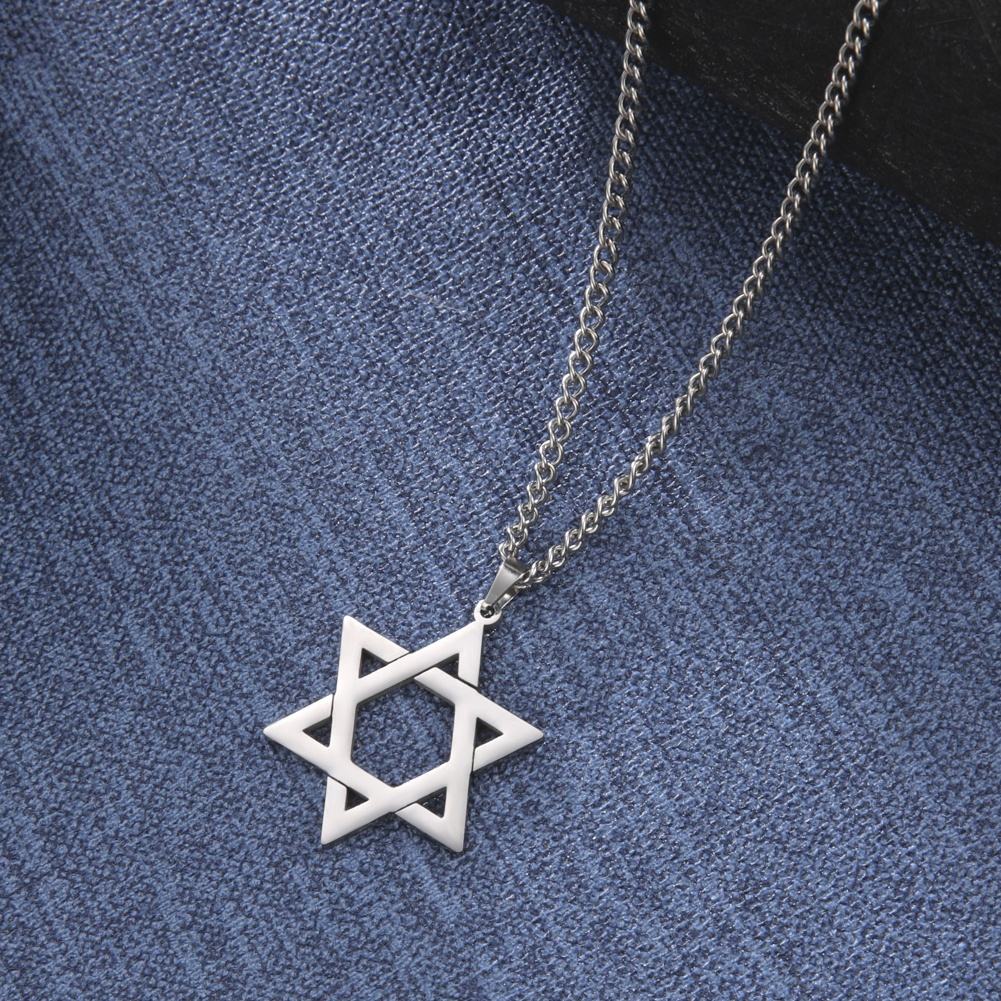 Star of David Stainless Steel Necklace