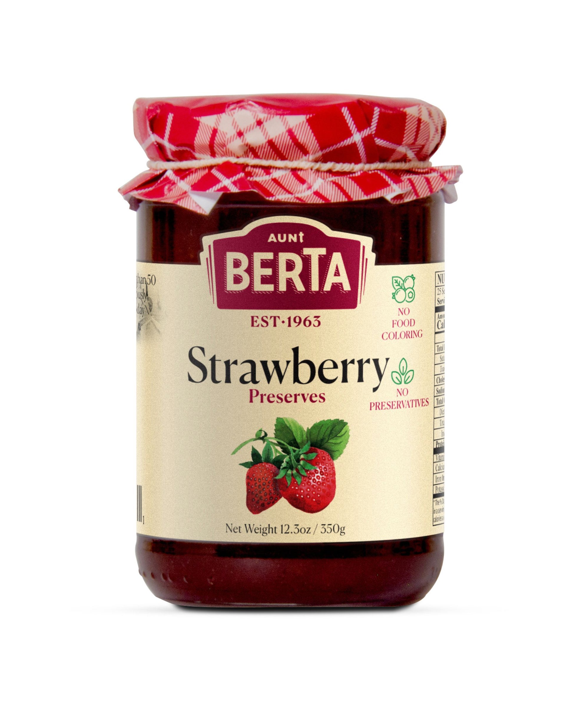 Aunt Berta Strawberry Preserves
