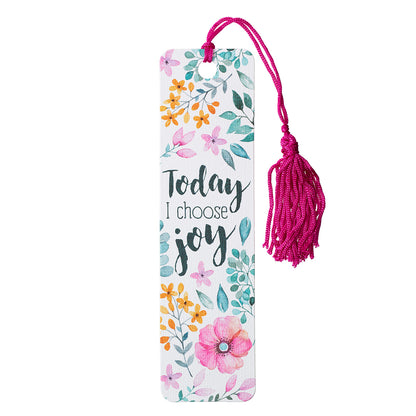 Today I Choose Joy Bookmark with Tassel- Nehemiah 8:10