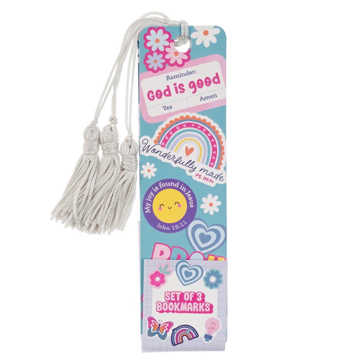 Shine for Jesus Stickers Paper Bookmark Set