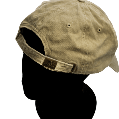 Tan baseball cap with the Torah Class logo on the front