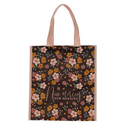 New Mercies New Morning Non-Woven Coated Tote Bag