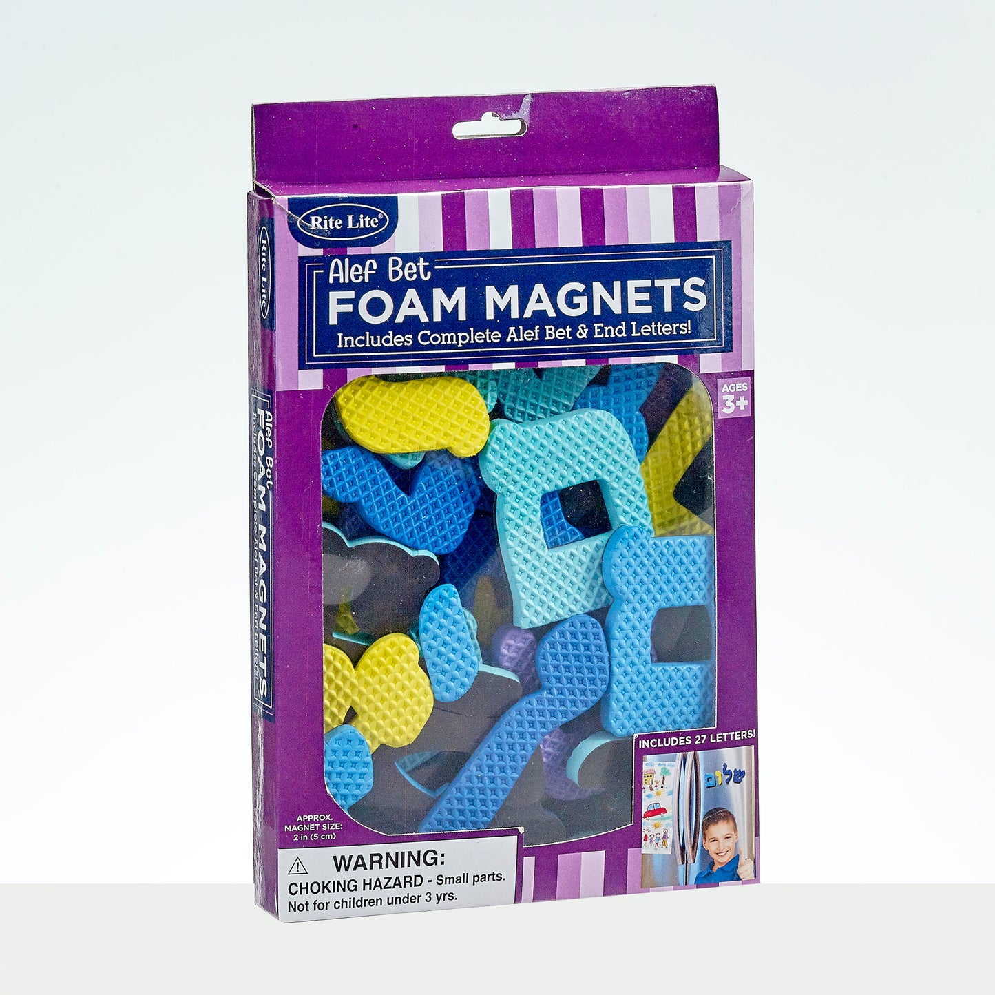 Alef Bet Foam Magnets, 27 Letters