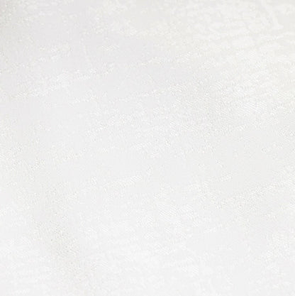 White tablecloth fabric with subtle woven pattern