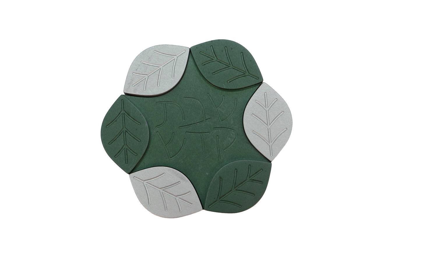 Aluminum Leaves Travel Candle Holders (Various Colors)