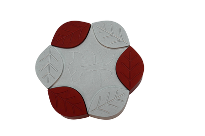 Aluminum Leaves Travel Candle Holders (Various Colors)