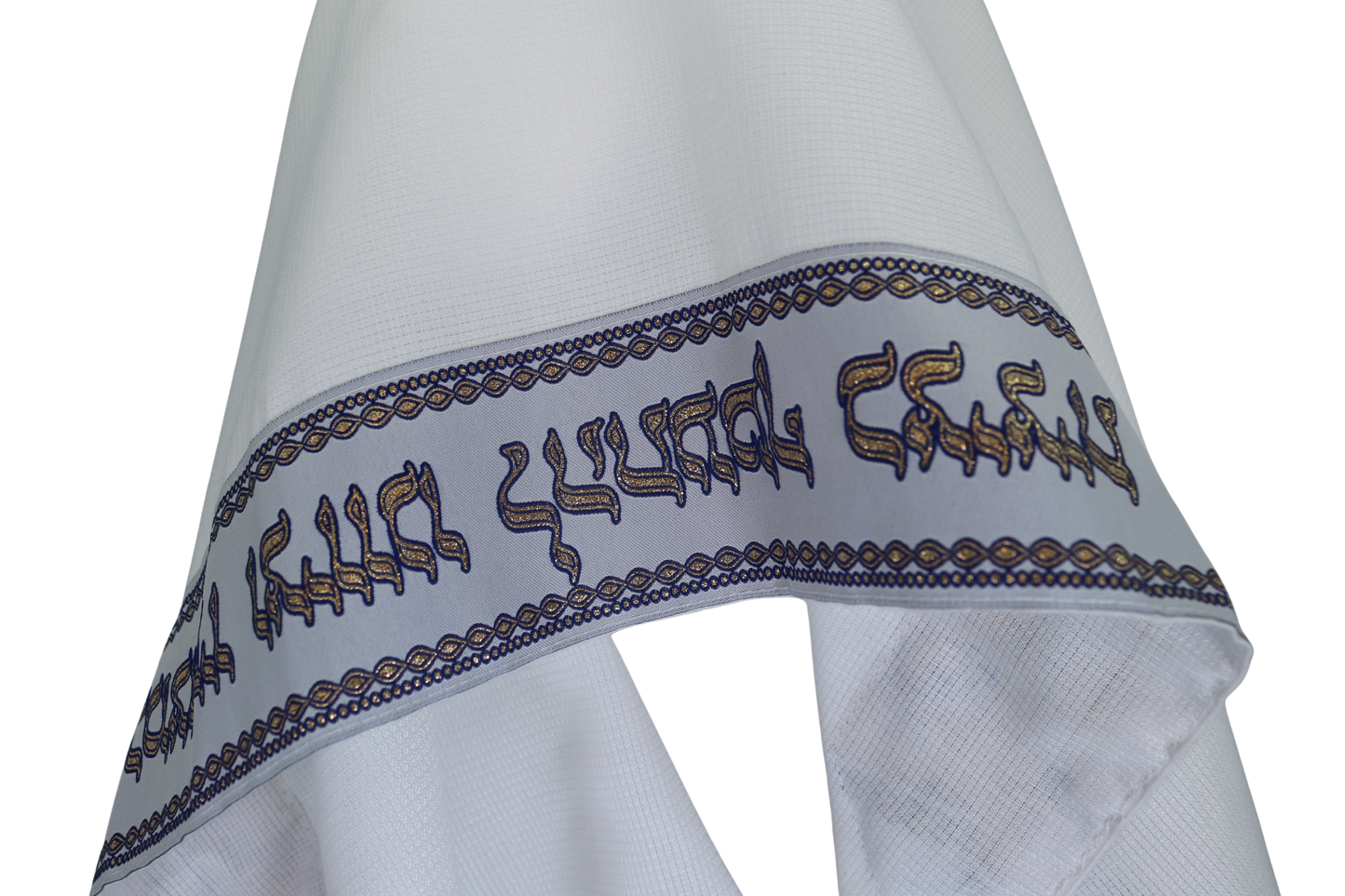 Prayer Shawl (23.5") - Classic Blue & Gold or Silver