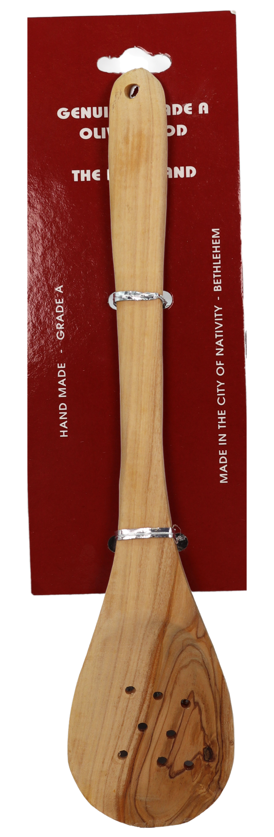 Olive Wood Slotted Spoon - Large