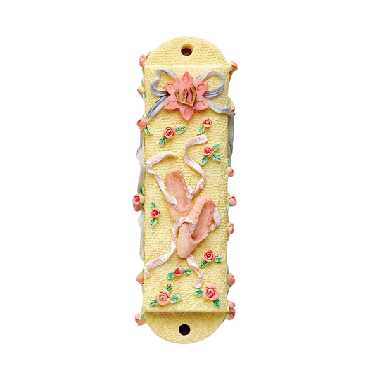 Floral Ballet Shoes Mezuzah