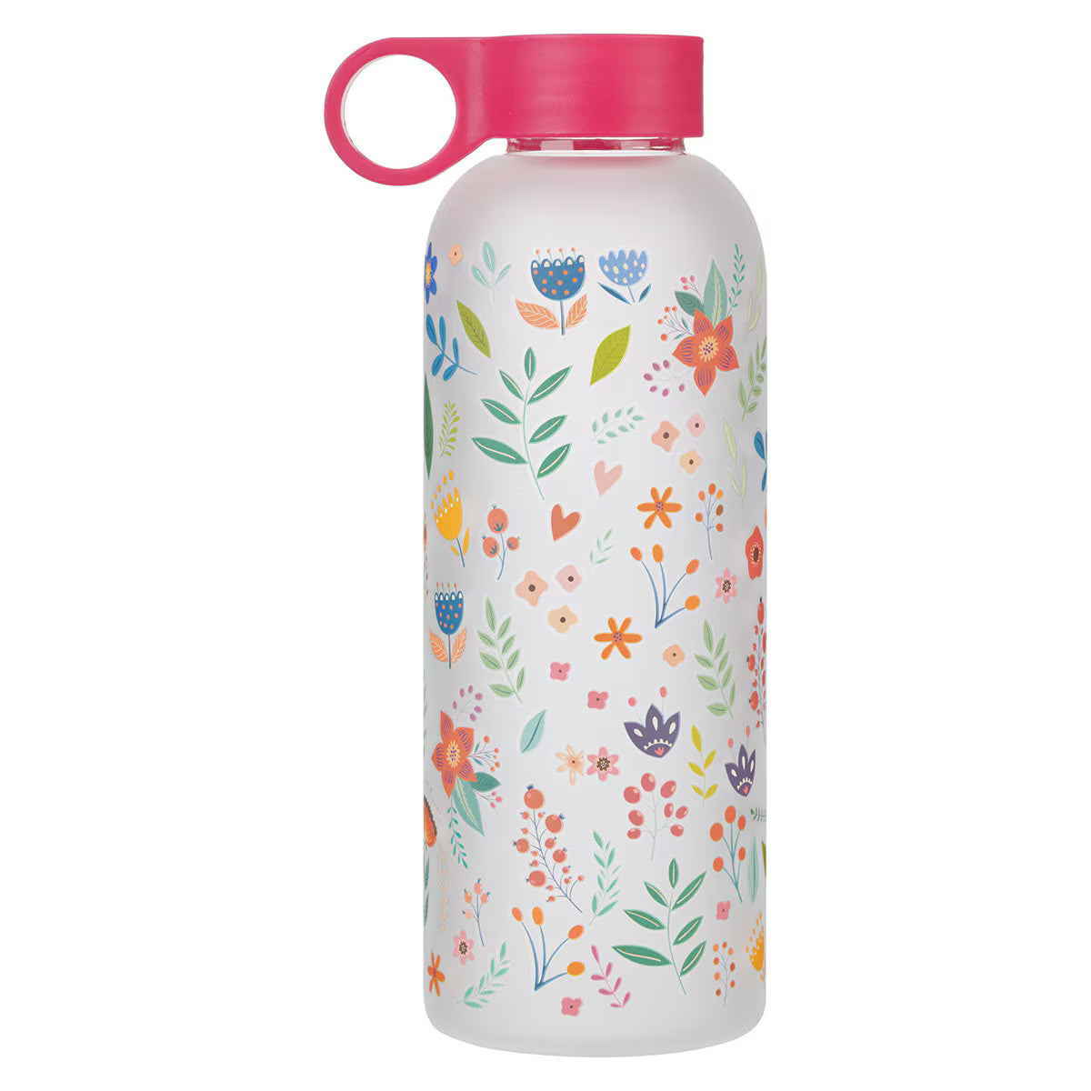 I Can Do All Things Pink Floral Water Bottle - Philippians 4:13