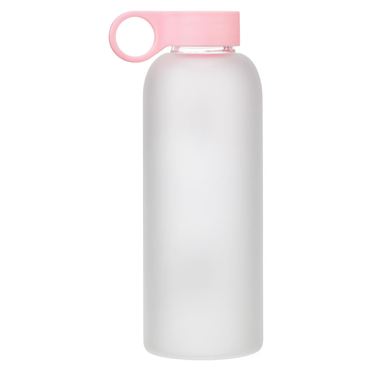 Walk by Faith Peach Floral Water Bottle - 2 Corinthians 5:7