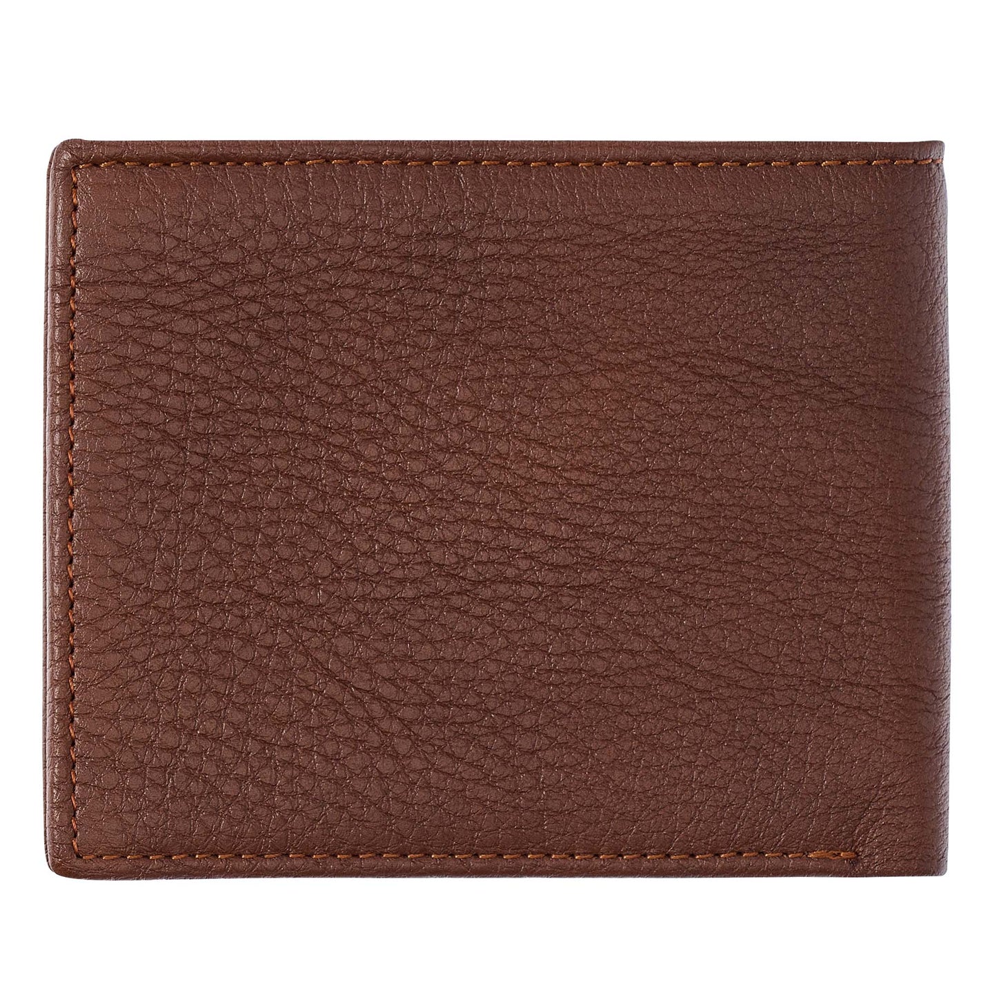 Blessed Is The Man Timber Spice Brown Genuine Leather Wallet - Jeremiah 17:7