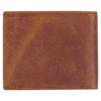 Men's Diesel Brown Full Grain Cowhide Leather Bifold Rhino Armor™ Wallet