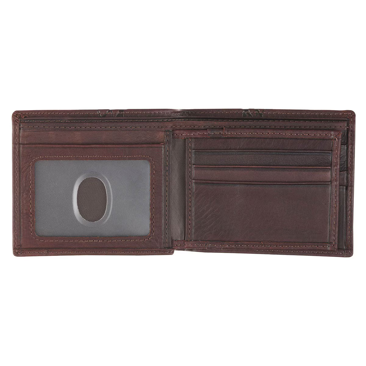 Crown of Thorns Espresso Brown Genuine Leather Wallet